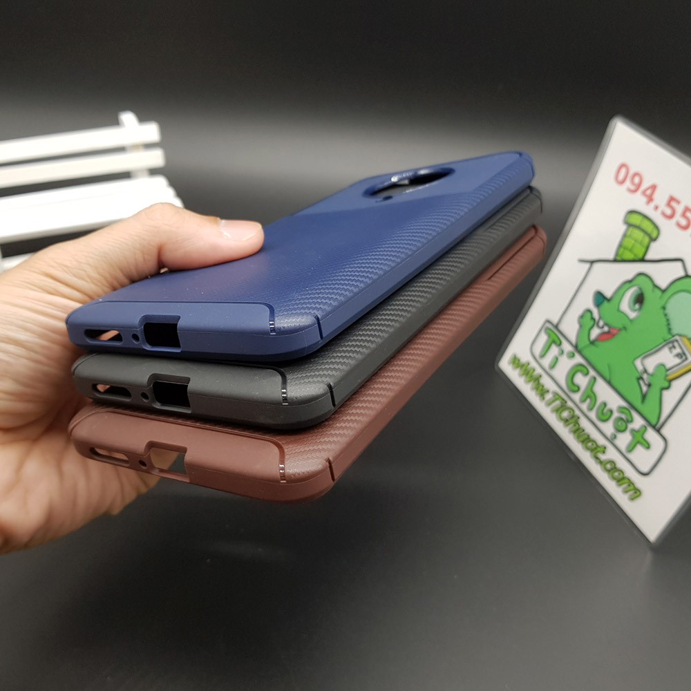 [Loại Tốt] Ốp Lưng Xiaomi Redmi K30 Pro/ Poco F2 Pro AutoFocus Vân 3D Carbon Chống Sốc