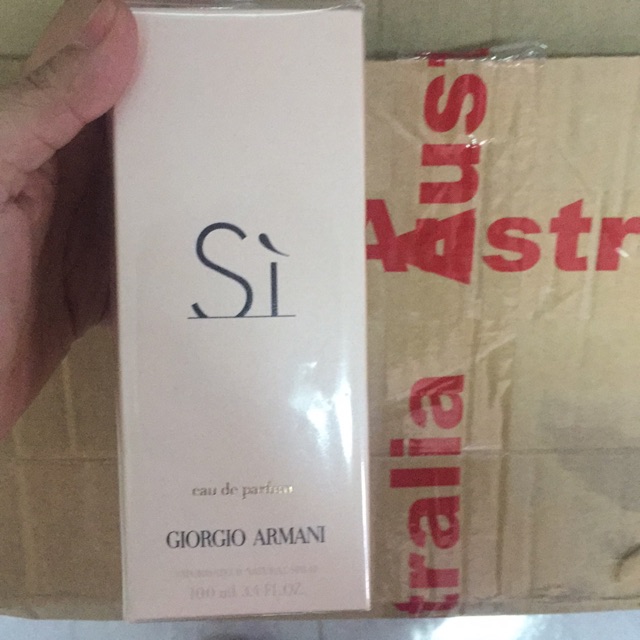 Nước hoa Sì giorgio armani 100ml bill chemist