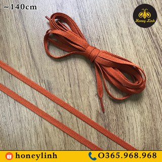 Dây giày dẹt màu nâu đất ~ 140cm