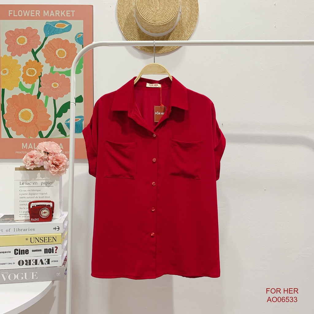 Áo FOR HER tay liền 2 túi AO0653 - AO0665