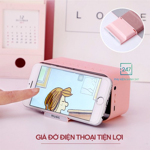 Loa bluetooth mini G10 cao cấp, kiêm đồng hồ báo thức ,nghe đài FM, màn hình tráng gương hiển thị đèn led - BH 1 đổi 1