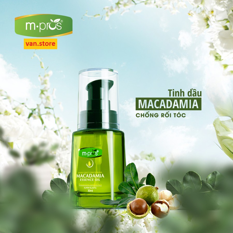 Tinh Dầu Dưỡng Tóc - Chống Rối Tóc Macadamia M.PROS 30ml