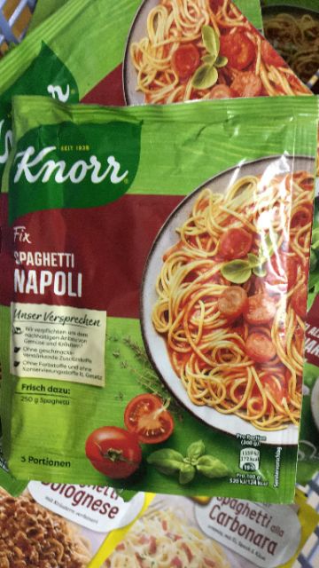 Hàng Đức - Sét 3 gói Gia vị làm nước sốt Mỳ Ý Spaghetti  Knorr