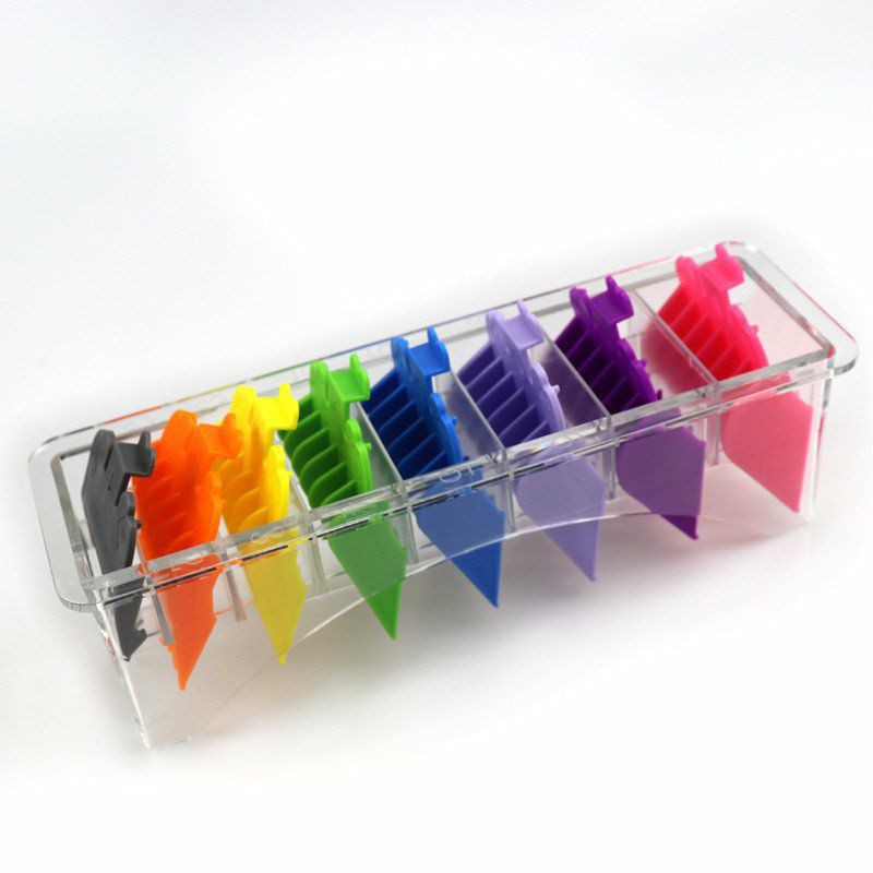 Bộ Cử Cỡ Ngàm Tông Đơ Lưỡi Nhựa Đa Năng 8 cái đủ size màu Cao Cấp Đa Năng