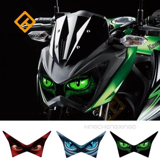 Miếng Dán Trang Trí Đèn Pha Xe Mô Tô Kawasaki Z 250 Z 300 Z 800 2015-2018