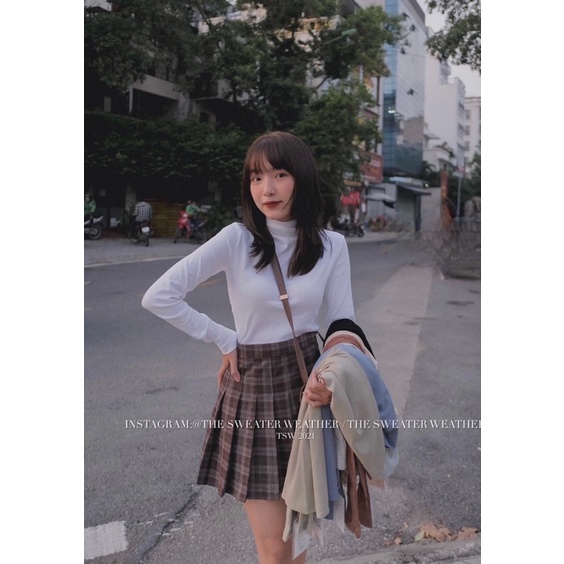 (Ảnh thật) Chân váy tennis DẠ KẺ the.sweaterweather TSW | BigBuy360 - bigbuy360.vn