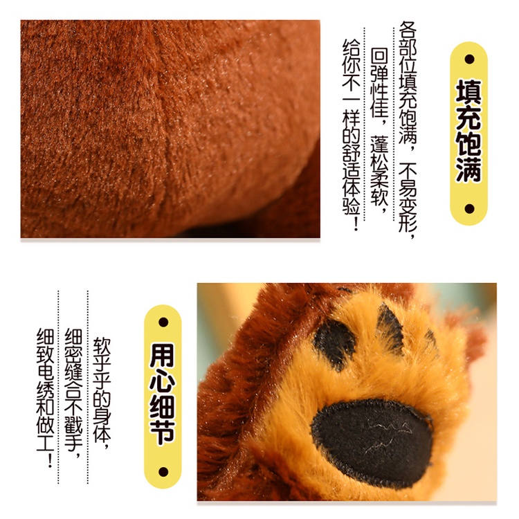 ❤Thú Nhồi Bông Hình Cá Mập/Gấu Nâu/Cá Mập Dễ Thương 40Cm~100cm