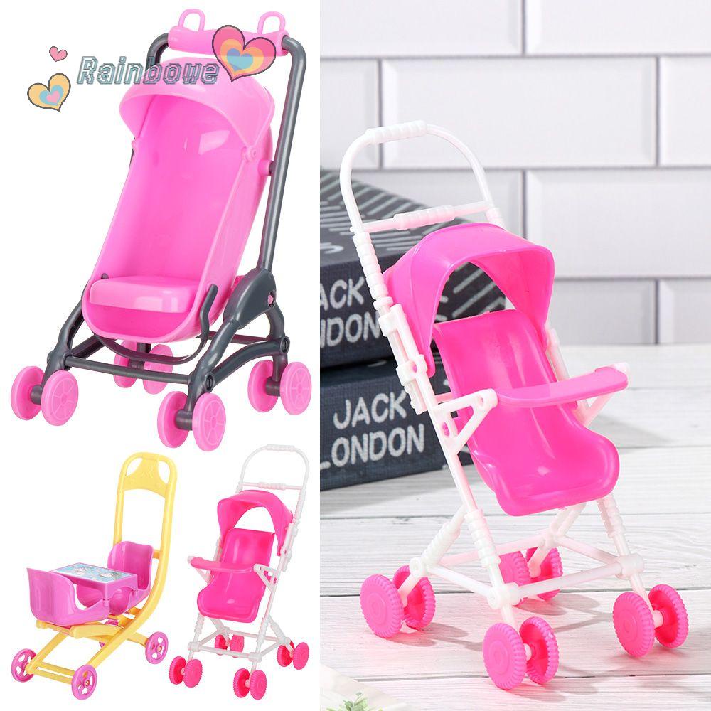 Mô Hình Xe Đẩy Em Bé Đồ Chơi Bằng Nhựa Cho Nhà Búp Bê