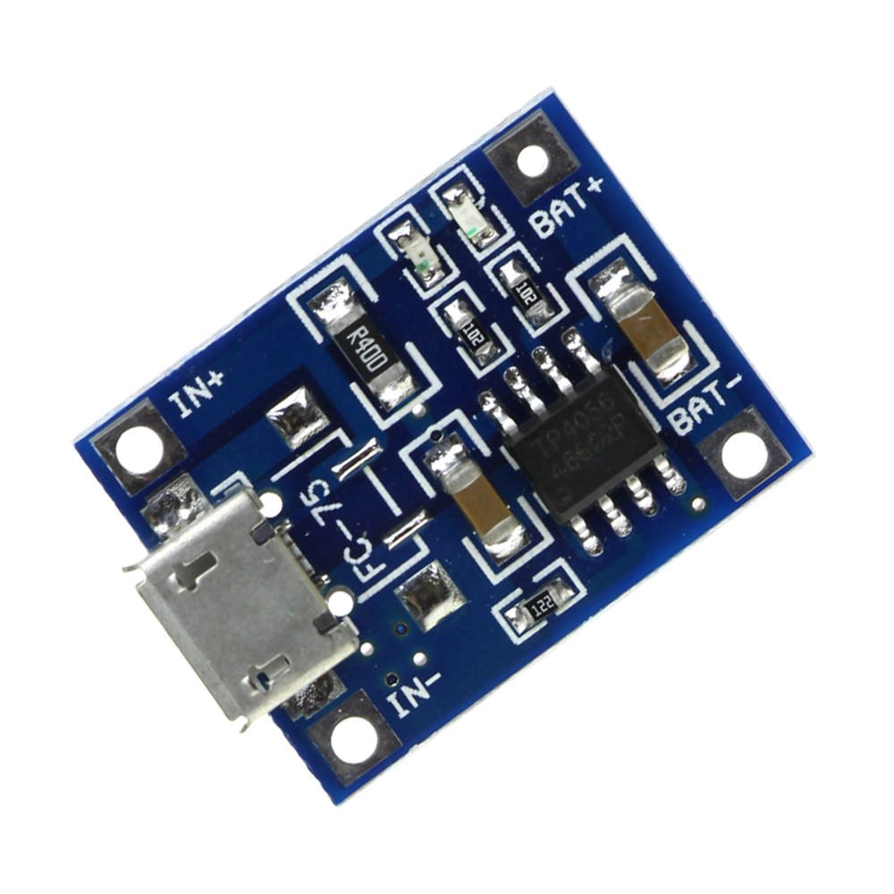 Bảng mạch sạc pin Lithium TP4056 5V 1A Micro USB 18650
