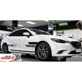 Tem dán sườn xe mazda 6
