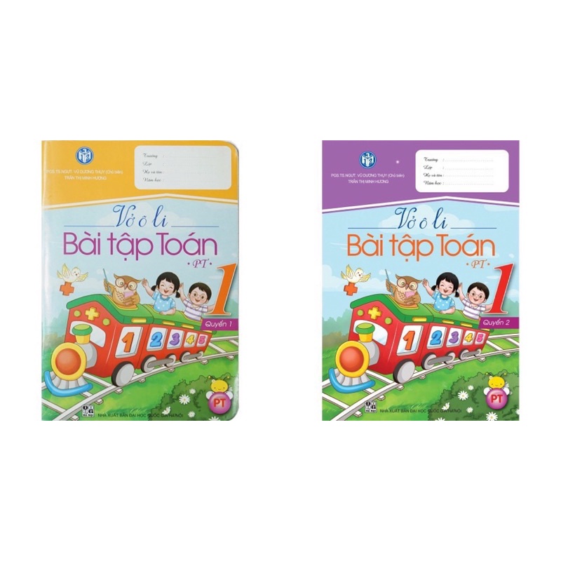 Sách - (Combo 2 tập) Vở Ô Li Bài Tập Toán Lớp 1 (Phát Triển)