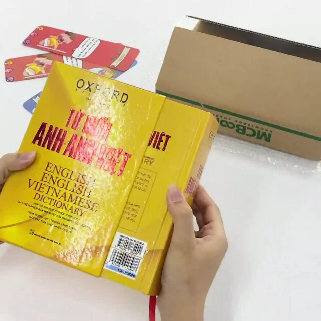 Sách - Từ Điển Anh Anh Việt Phiên Bản Bìa Cứng Màu Vàng - Giải Nghĩa Đầy Đủ Ví Dụ Phong Phú | BigBuy360 - bigbuy360.vn