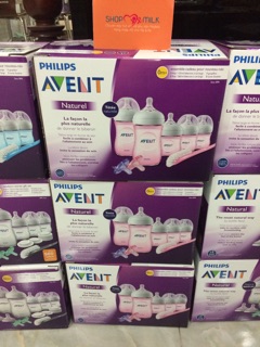 Bình Sữa AVENT Natural 125ml - 260ml (Gift Set 5 bình)