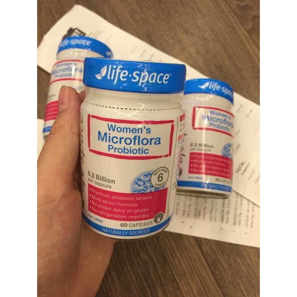 Life - Space Women’s Microflora Probiotic men vi sinh cho nữ Úc 60v