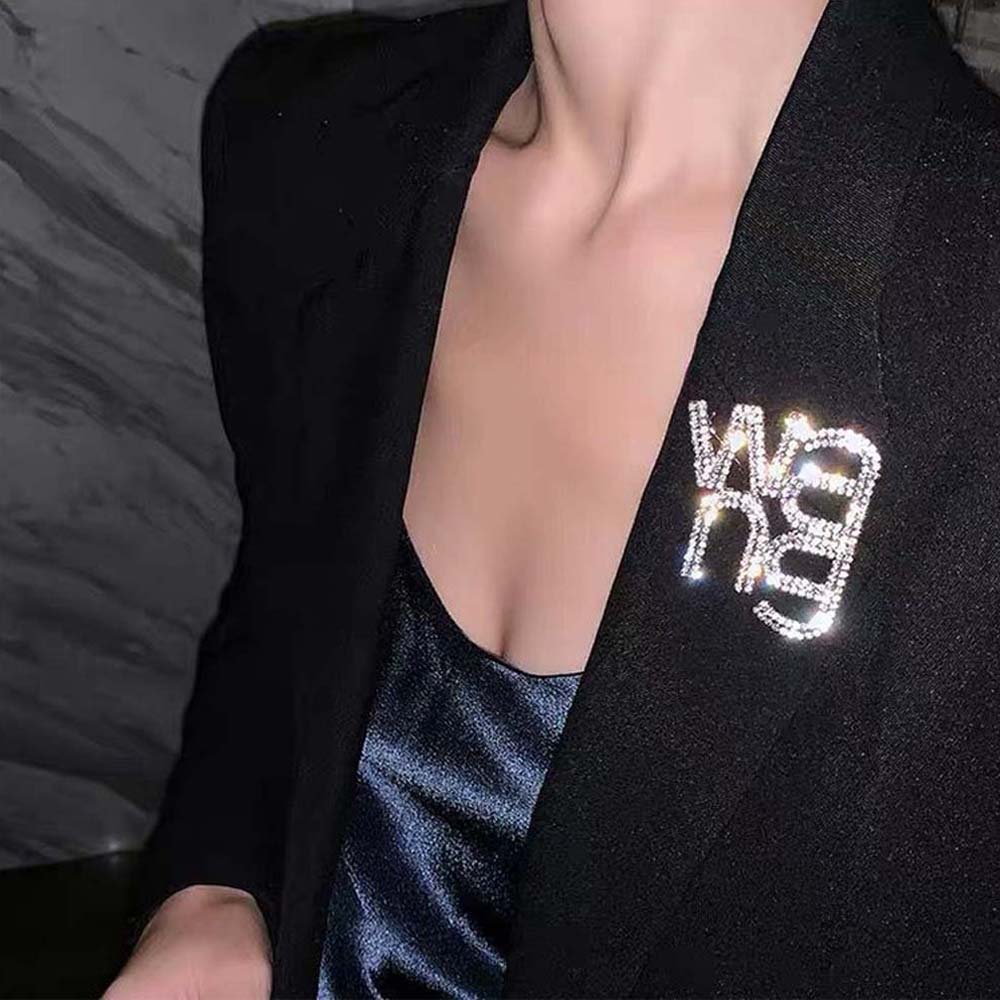 Ghim Cài Áo Hình Chữ Nhật Đơn Giản Thời Trang Cho Nữ