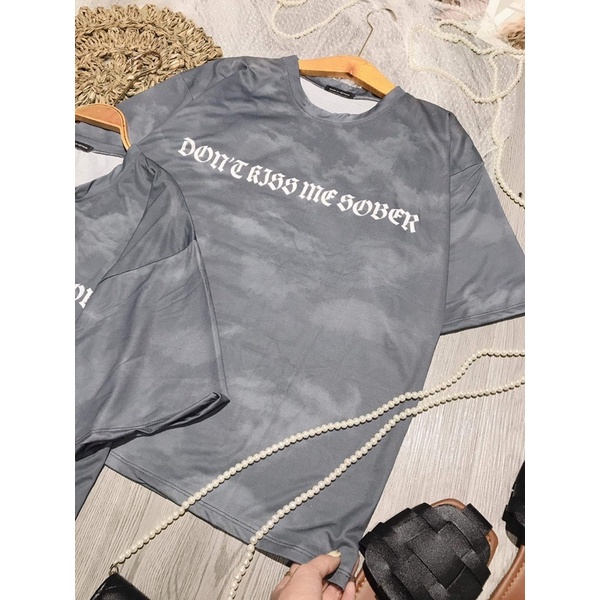 Áo thun tay lỡ chữ thái TC12