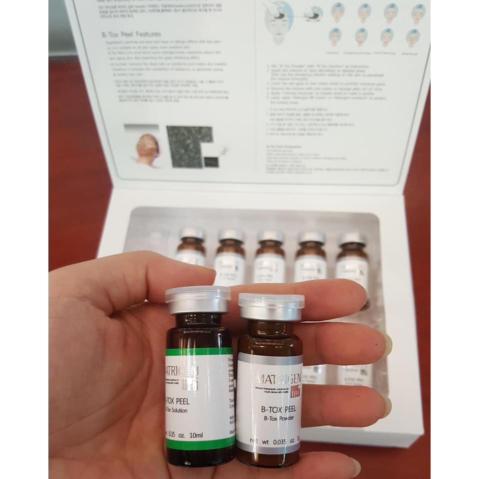 Thay da sinh học B-TOX PEEL Skin Renewal System 2 màu