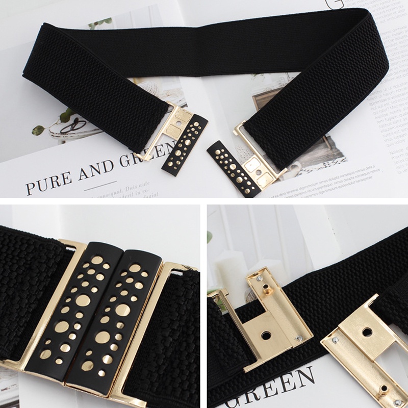 Thắt Lưng Co Giãn 65cm Họa Tiết Chiếc Lá Hợp Thời Trang Cho Nữ