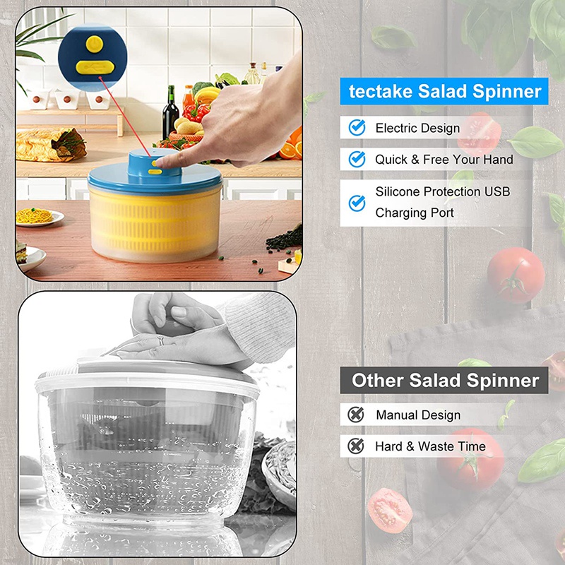 Máy Sấy Rau Củ Quả Bằng Điện Nhanh Khô Có Thể Sạc Lại Bằng Cổng USB