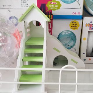 Nhà ngủ tháp canh gỗ cho hamster