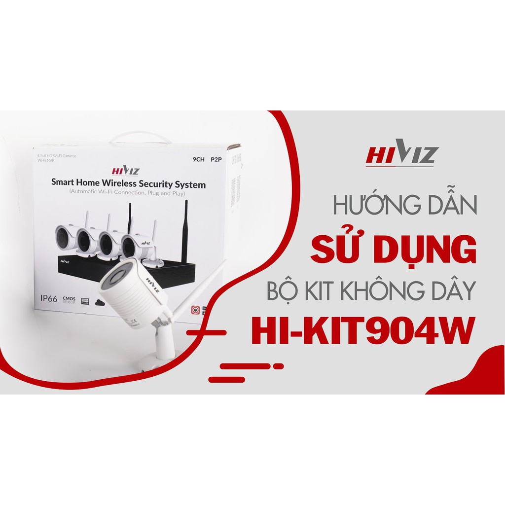 [Mã 159ELSALE hoàn 7% đơn 300K] Trọn Bộ đầu ghi NVR KIT WIFI 9CH + 4 mắt camera WIFI 2.0MP -1080P/ 1.0M 720P