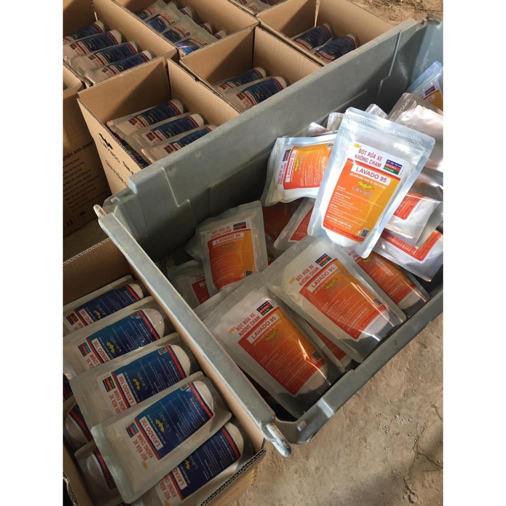Bột rửa xe không chạm Lavado 95 & Lavado 100 Loại Siêu Đậm Đặc Chính Hãng