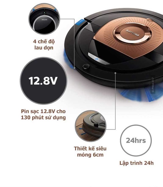 Robot hút bụi philips fc8776