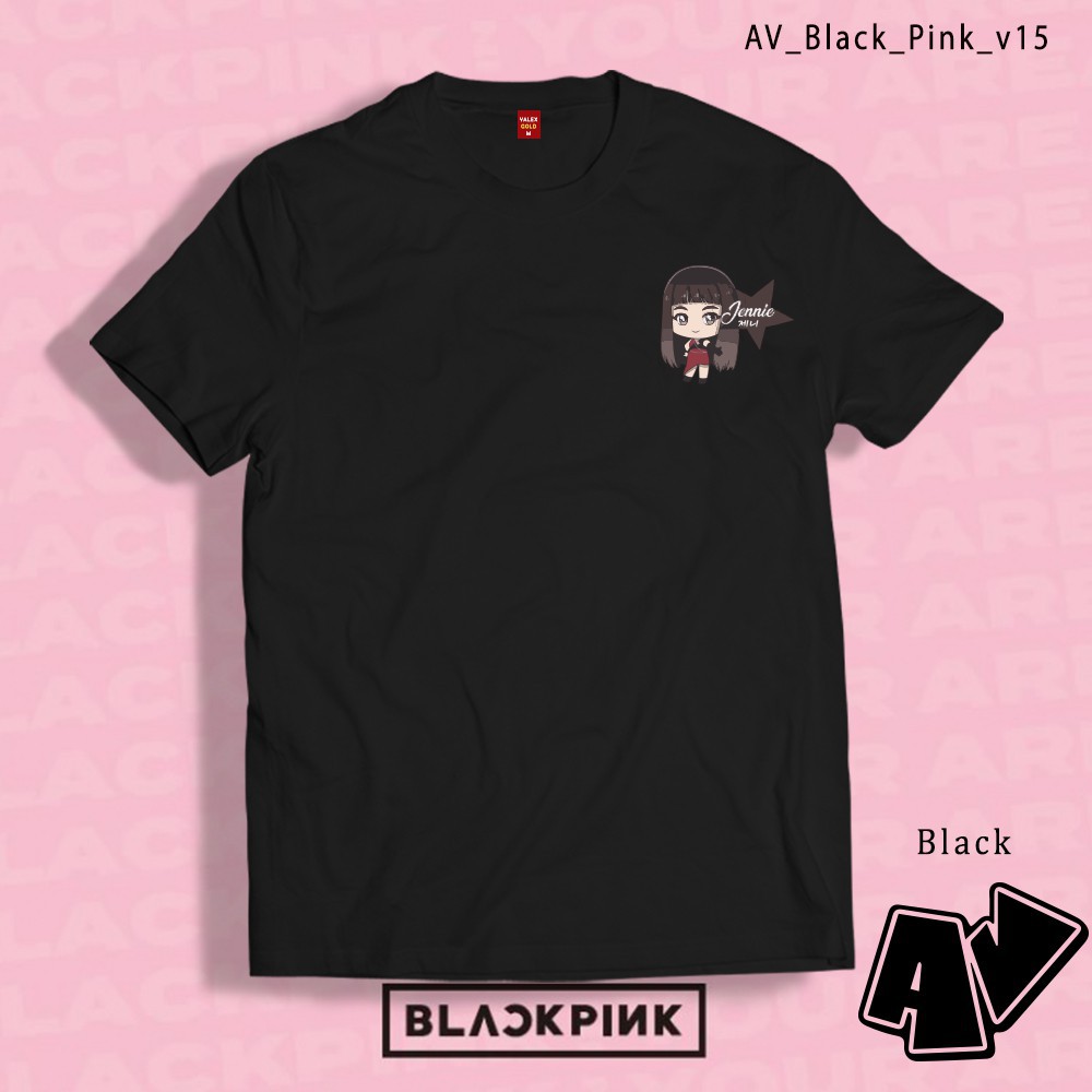 (SALE 50%) Áo thun AV Merch Blackpink tshirt Black Pink Jisoo Jennie Rose & Lisa GirlGroup cực chất