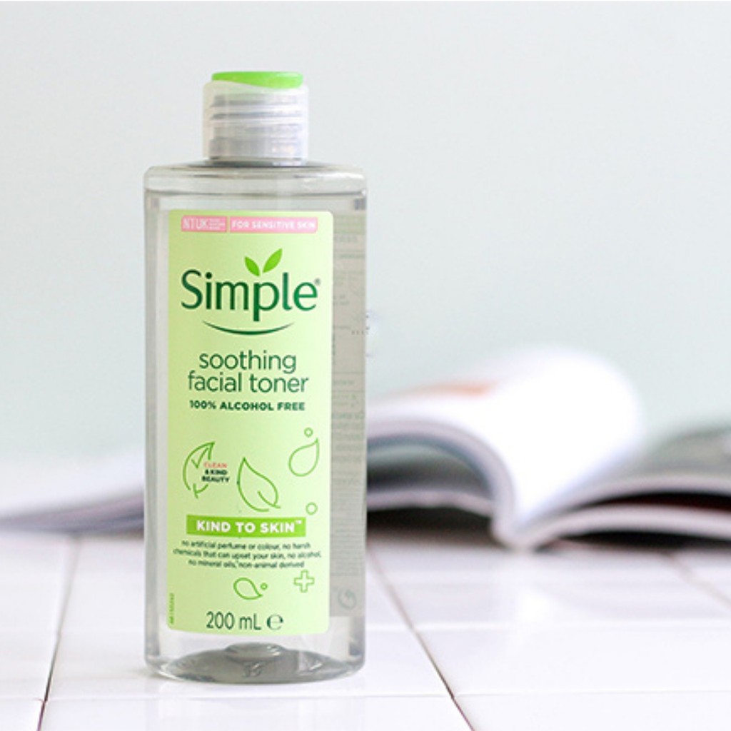 Combo 3 Món Chăm Sóc Da Simple Sữa Rửa Mặt Simple +Nước Tẩy Trang Simple +Nước Hoa Hồng Simple Dành Cho Mọi Loại Da | BigBuy360 - bigbuy360.vn