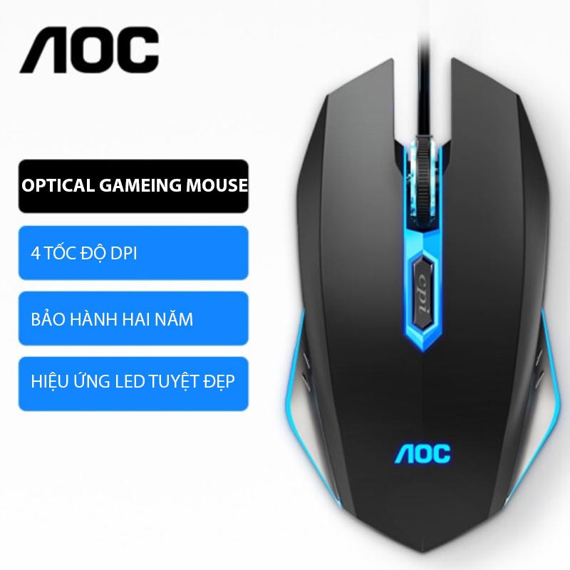 Bộ phím chuột LED AOC KB121 Chuyên Game, Văn Phòng- Dùng cho Laptop, Máy tính để bàn | BigBuy360 - bigbuy360.vn