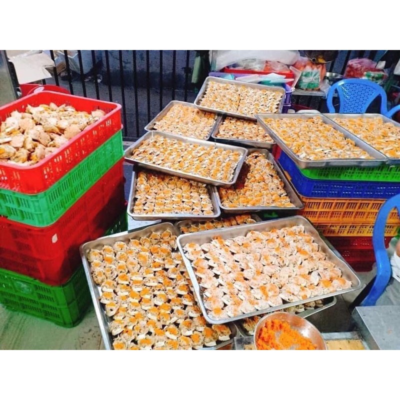 chả mai ghẹ 🦀mo ghẹ xá xíu đặc sản Quảng ninh - DTFoods(CHUYÊN SỈ)
