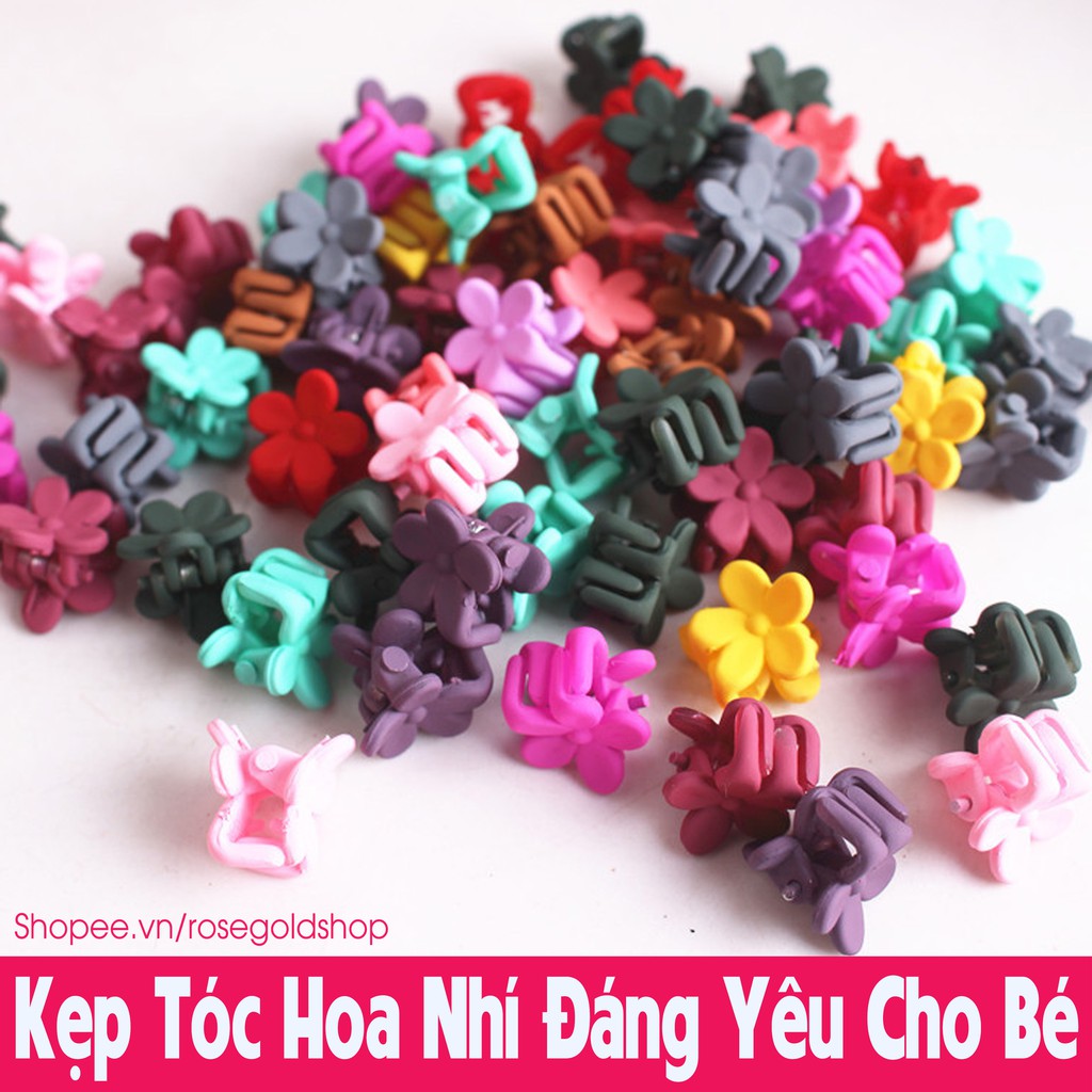 Kẹp Tóc Hoa Nhí Đáng Yêu Cho Bé