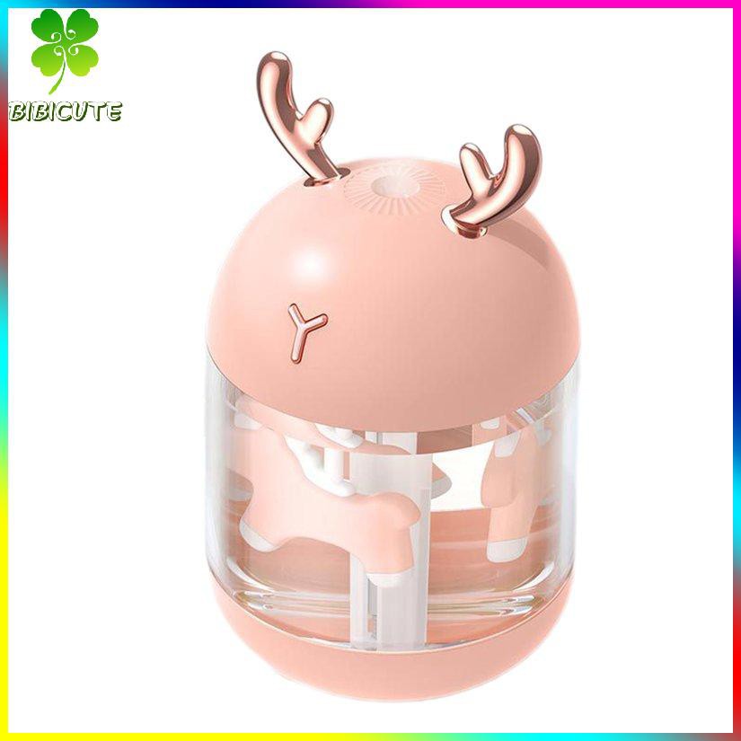 [Fast delivery]USB Night Light Humidifier Dream Trojan Antlers Home Bedroom Office Humidifier