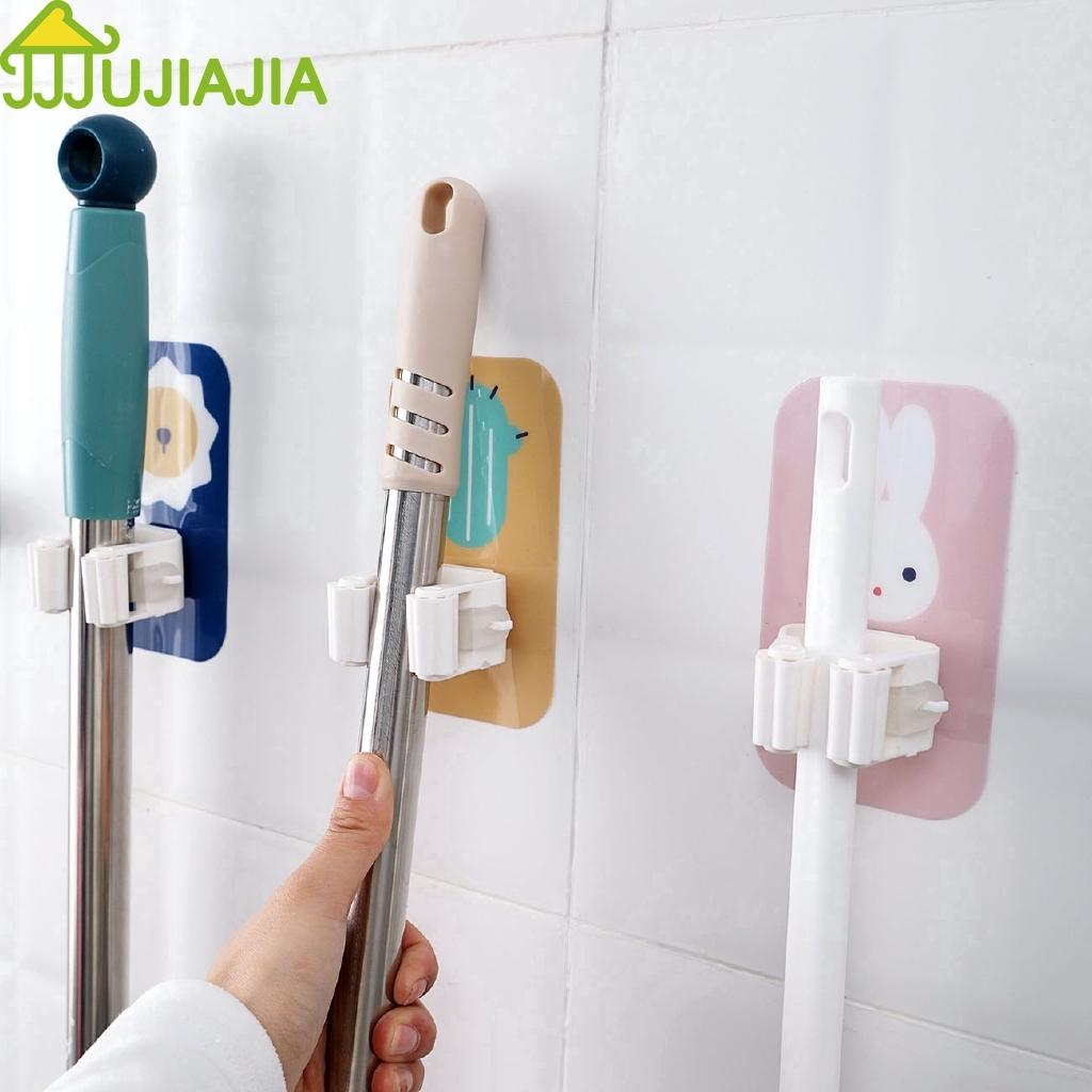 Móc Treo Cây Lau Nhà JUJIAJIA Gắn Tường Tiện Lợi