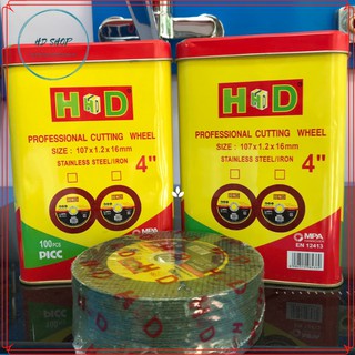 Đá cắt HD xanh hàng chuẩn ( Chuyên cắt các loại sắt, inox )