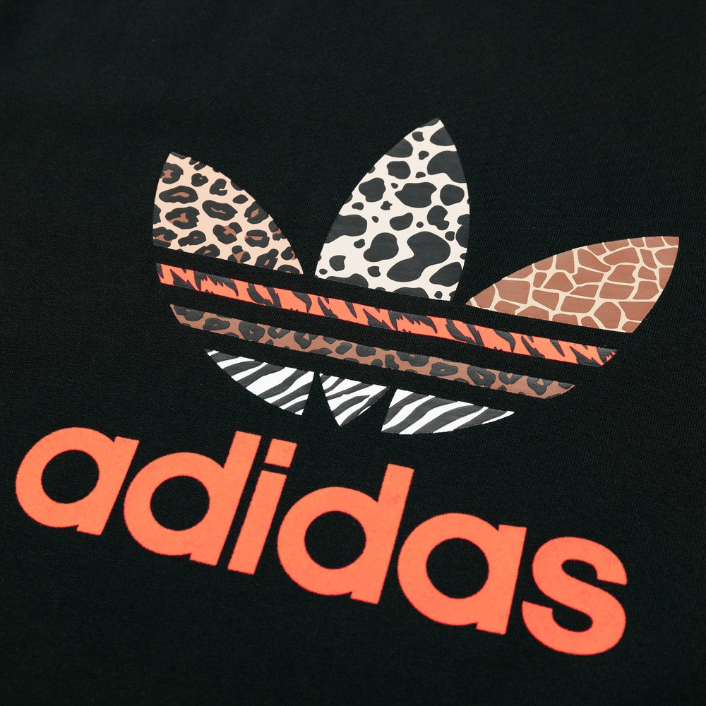 Ready Stock adidas leopard clover atm Tee men summer sports short-sleeved t-shirt