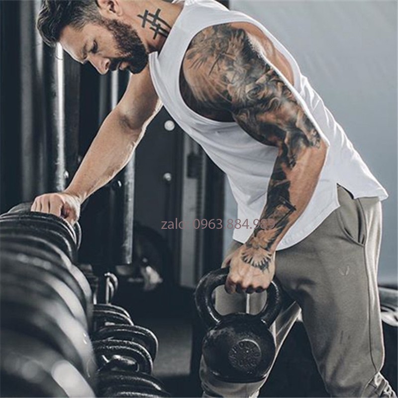 Áo tập gym, chơi thể thao A.104 chất thun thể thao, thiết kế đẹp phối màu trẻ trung, năng động