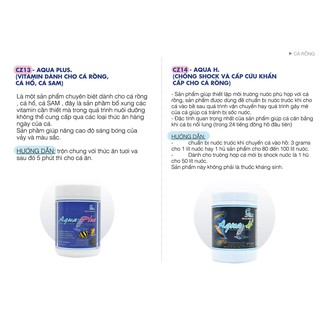 CZ13 - AQUA PLUS - VITAMIN CHO CÁ CẢNH