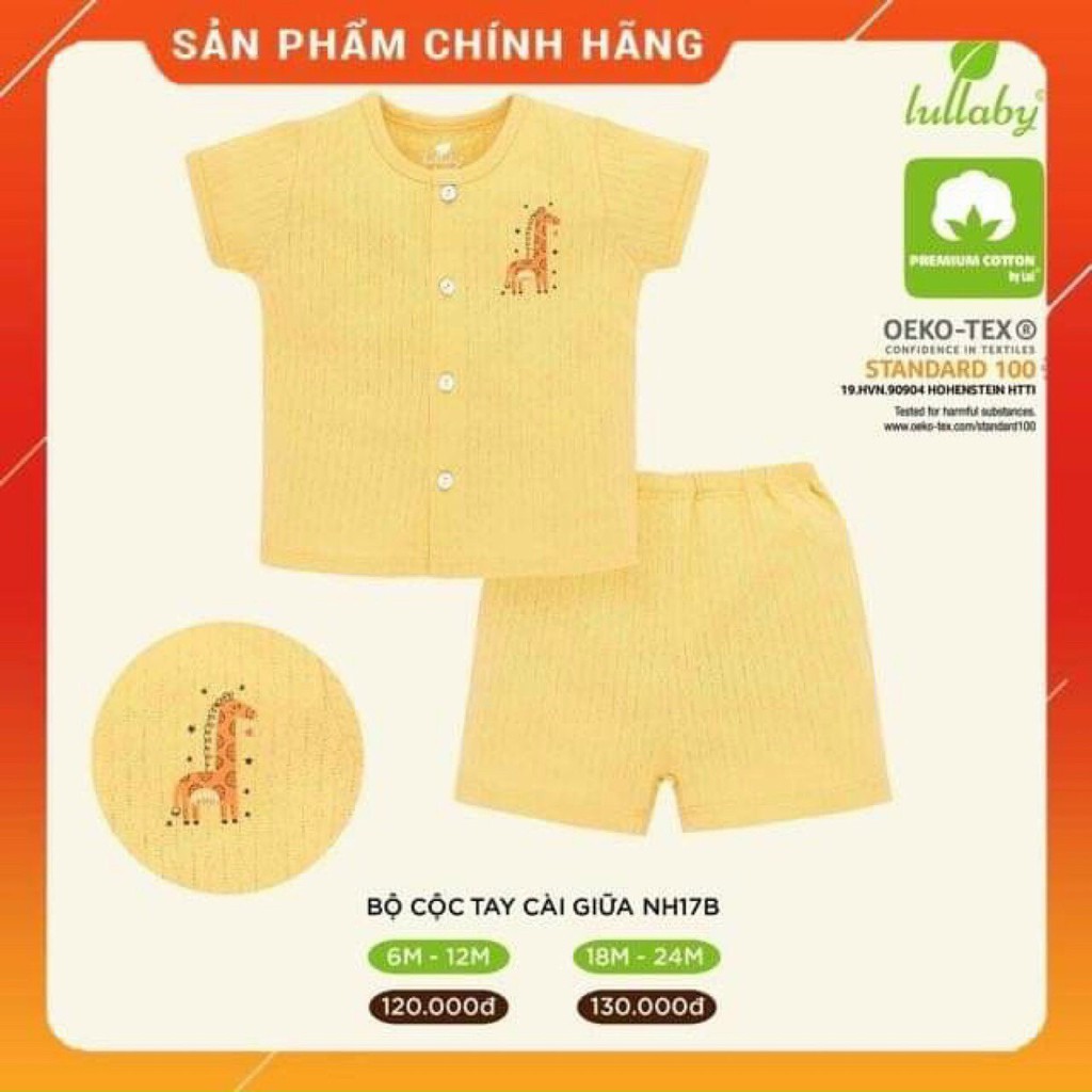 Bộ thông hơi cài giữa lullaby cho bé trai/ bé gái (xả kho)