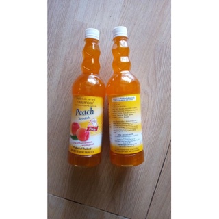 Siro đào thái chai 730ml