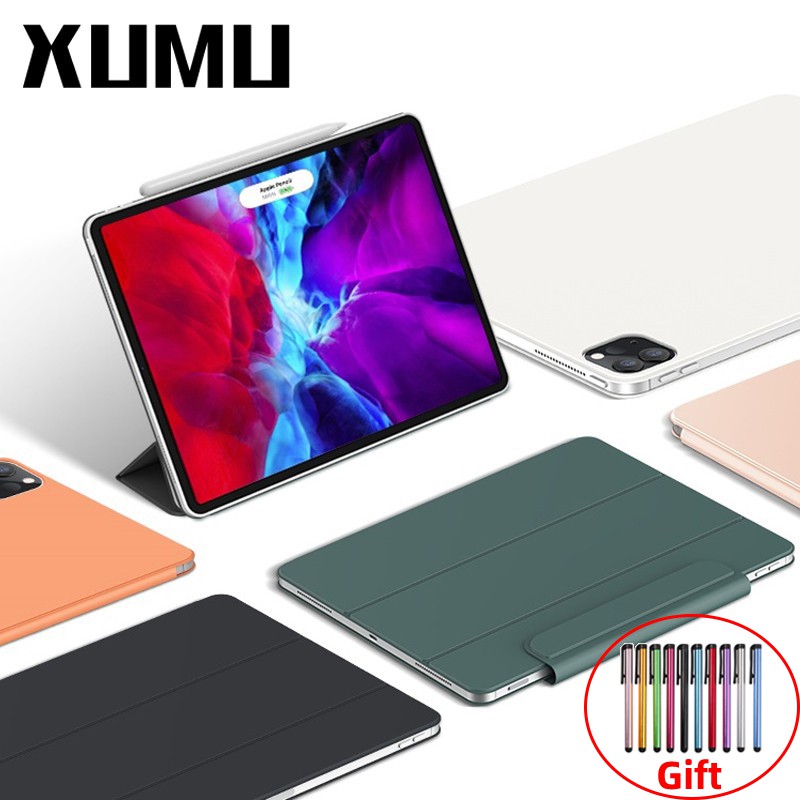 Bao da máy tính bảng PU thông minh từ tính chống trầy xước cho iPad Pro 11 12.9 Air 4 thế hệ thứ 4 10.9 inch mini 6 2021 2020 2018