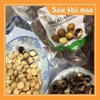 Hạt mắc ca Úc nứt vỏ (0,5kg) hip hip