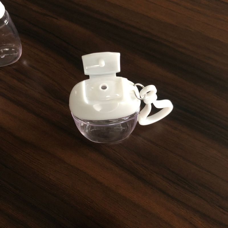 Chai Nhựa Rỗng Trong Suốt 30ml Có Nắp Lật Kèm Móc Đựng Tinh Dầu Mang Đi Du Lịch