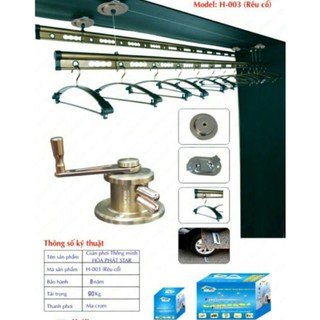 Giàn phơi thông minh Hòa Phát mã H-003