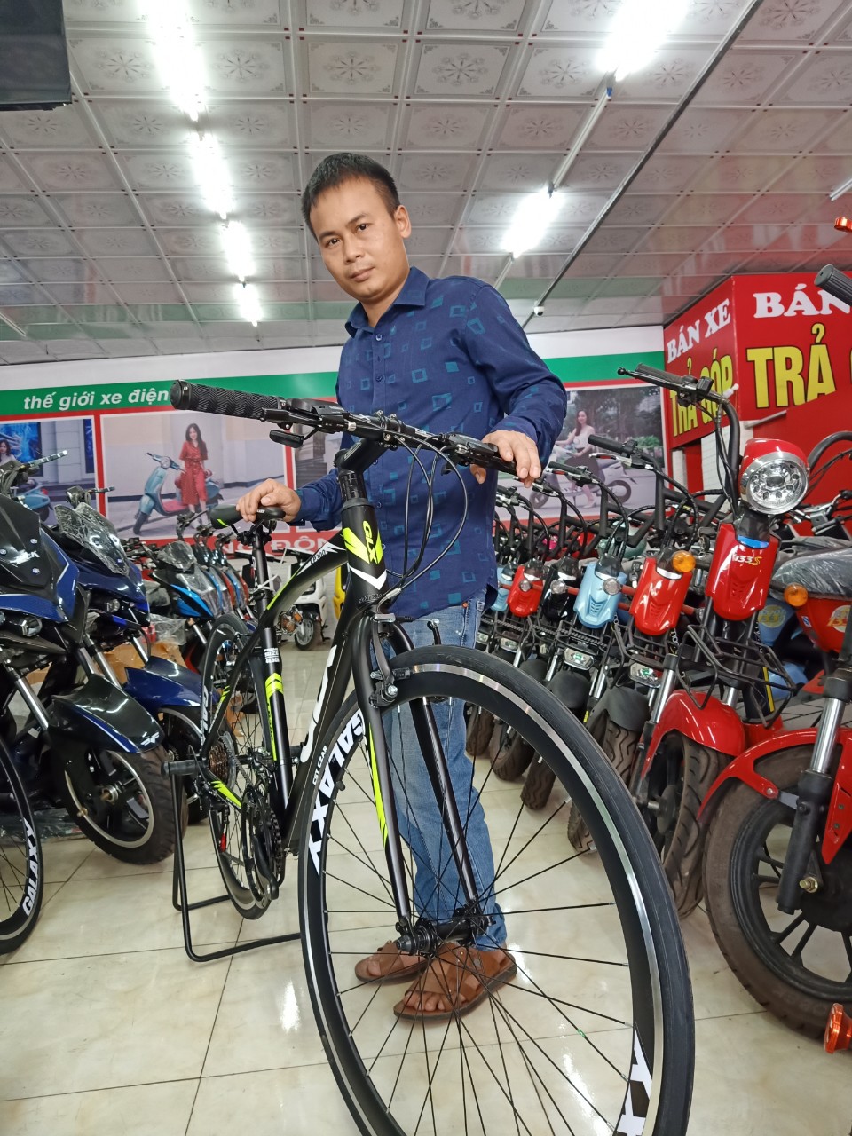 XE ĐẠP THỂ THAO  chính hãng GALAXY - CÓ VIDEO khung nhôm cao cấp xe đạp địa hình
