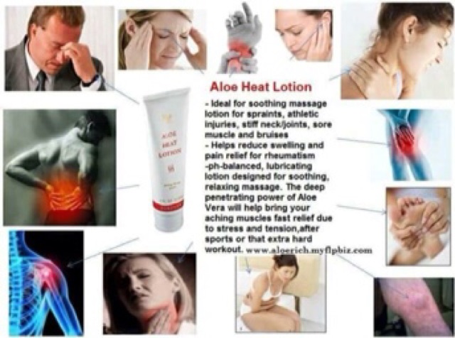 Aloe Heat Lotion 064 Flp| Kem Mát Xa Làm Nóng Giảm Đau Nhức
