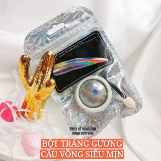 Bột tráng gương cầu vồng mịn bám móng lên màu đẹp hũ 0.5g