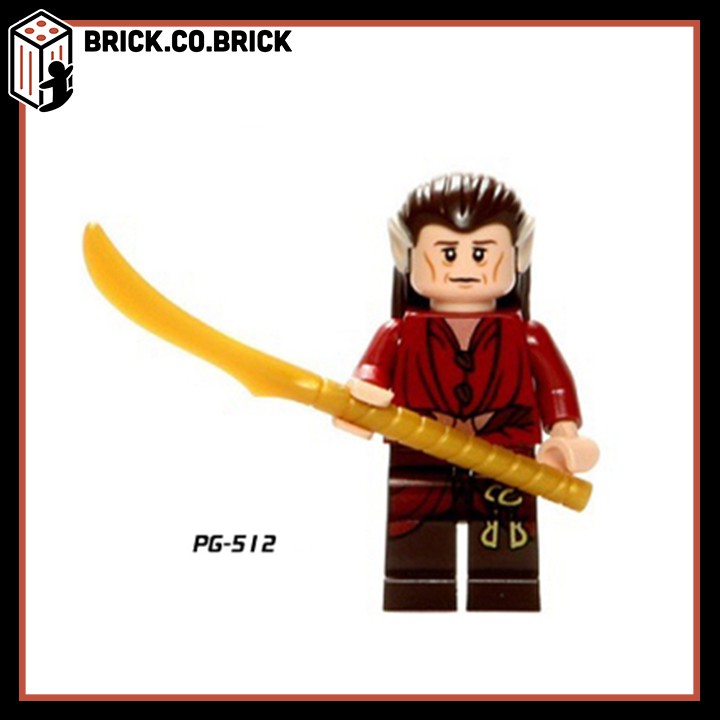 PG8027- Đồ chơi lắp ráp lego và minifigures nhân vật yêu tinh trong phim Chúa tể của những chiếc nhẫn - Lord of the ring