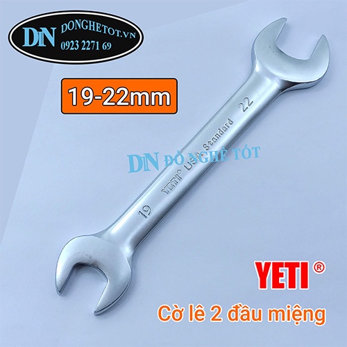 CỜ LÊ 2 đầu miệng yeti 19 - 22mm