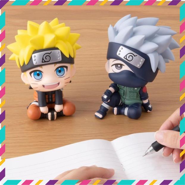 Mô Hình 2 Nhân Vật  Naruto, Kakashi ChiBi Siêu Đẹp, Cao 6,5 cm - Tượng figure